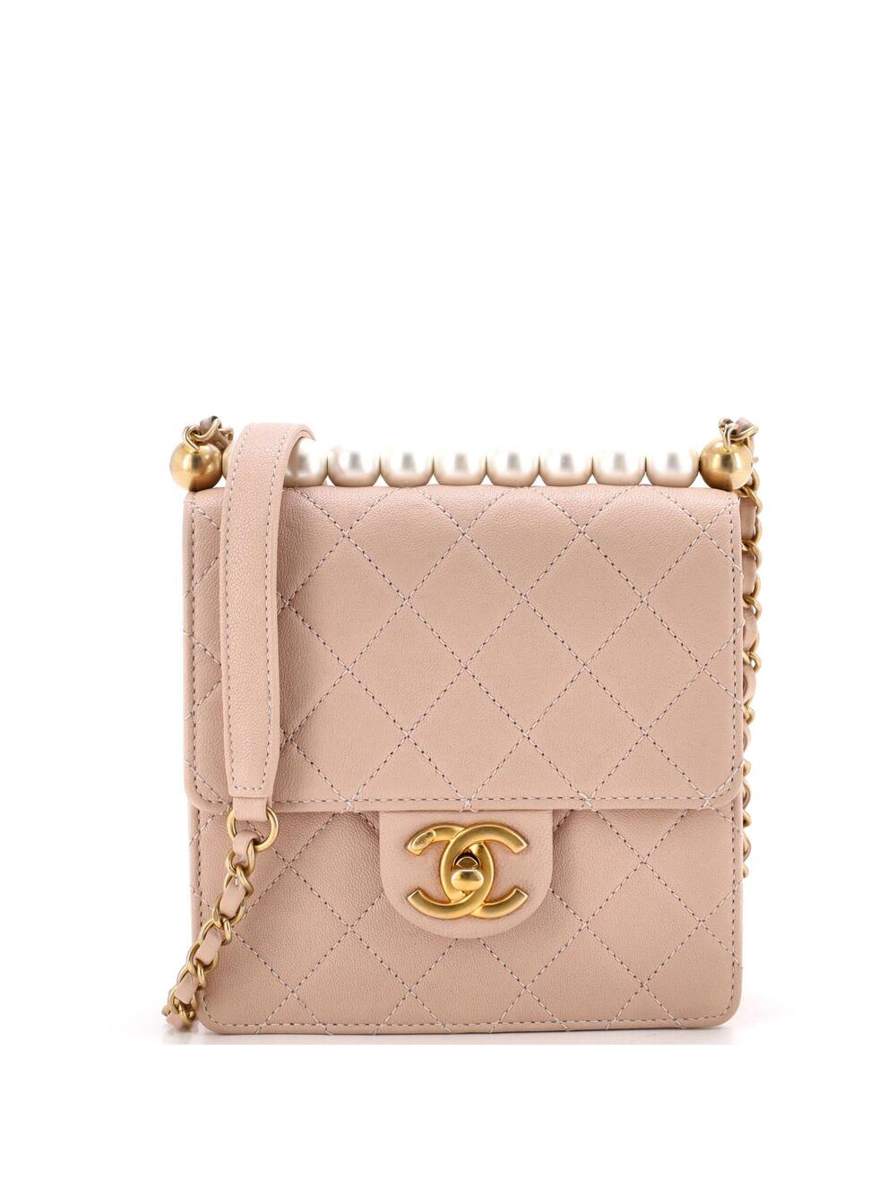 Chanel Chic Pearls Flap Bag Quilted #277153C29B